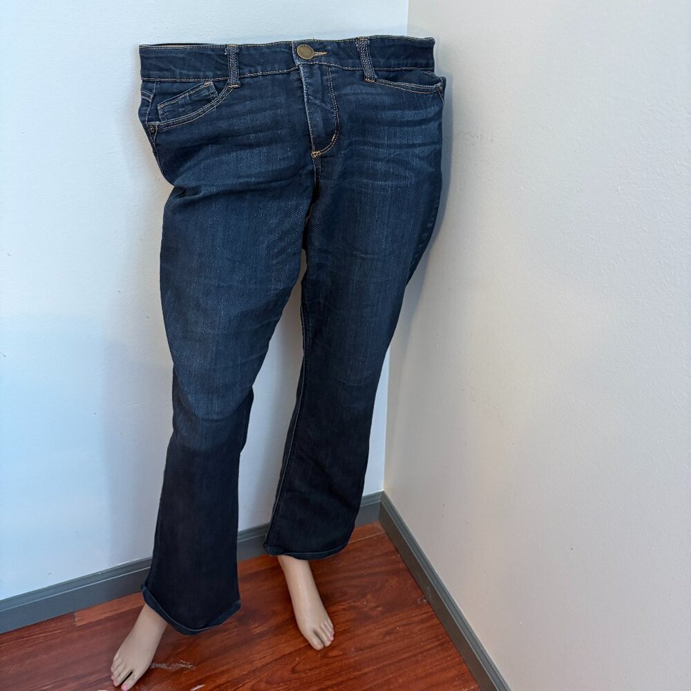 Democracy Ab Solution Bootcut Jeans Size 12 Dark Wash 30" Inseam